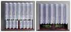 FOLKLORE FLORAL MODERN TOP QUALITY WHITE CAFE NET CURTAIN SOLD BY METRES