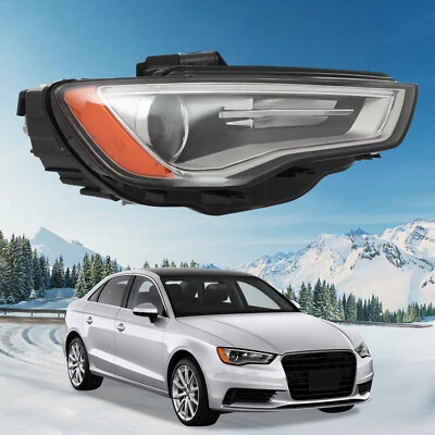 For 2015-16 Audi A3 S3 Xenon/HID Headlight Headlamp No AFS/Curve Light Passenger Foto 1 de 4