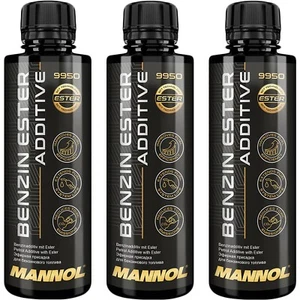 3x 250 ml MANNOL BENZIN ESTER ADDITIV KRAFTSTOFF SYSTEM REINIGER MOTORREINIGER - Bild 1 von 4
