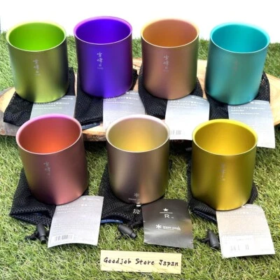 Snow Peak Japan Titanium Stacking Mug H450 Please choose a color Limited F/S - Image 1 of 2