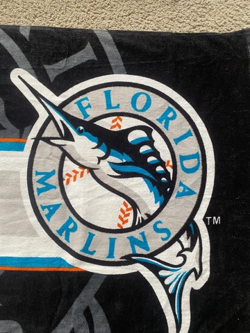 Florida Marlins Beach Towel GiveAway Vintage MLB Cover