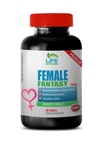 Estrogen Breast Enlargement - FEMALE FANTASY 742mg - Natural 1 Bottle 60 Tablets - Picture 1 of 12