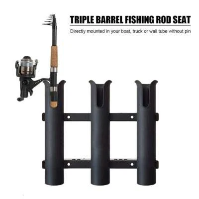 Fishing Rod Holder Racks Plastic Boat Pole Bracket Fishing Tube Rod Holder - Image 1 of 4