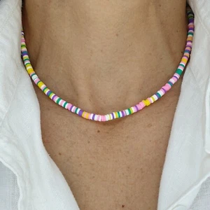 Retro Puka Beads Surfer Necklace Surfer Jewellery Men Women Hippie Boho Festival - Picture 1 of 31