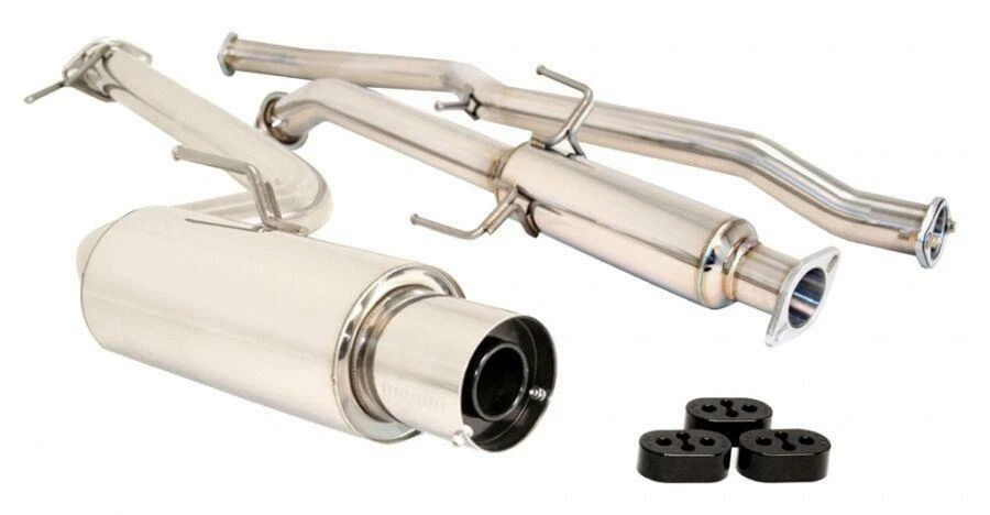 Megan Racing Drift Spec Catback Exhaust Muffler Polish Tip For 11-16 Scion tC - Image 1 of 1