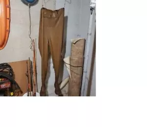 Bootfoot Chest Wader 2-Ply Nylon/PVC Waterproof Fishing Waders for Men and Women - Picture 1 of 2