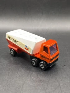 Matchbox Superfast Freeway Gas Tanker #63 réf autocollants blancs jouet ancien camion - Photo 1/4