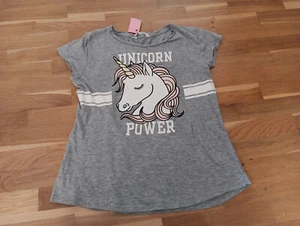 Shirt, T Shirt,grau,Einhorn,breit,weit,Größe 158,164,H&M,luftig,146 - Bild 1 von 2