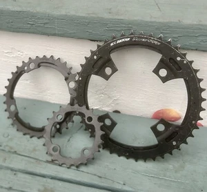 Suntour PFF Chainring Set 104 64 BCD 22 32 44 Chainrings Mountain Gravel Touring - Picture 1 of 5