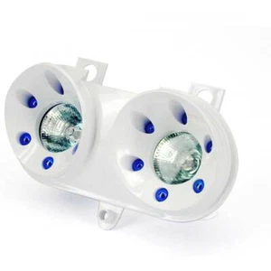 MASCHERA FARO ALOGENO BIANCO LED BLU MBK BOOSTER NEXT NG 50 1995-1998 - Imagen 1 de 1
