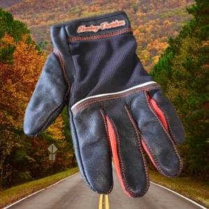 Harley-Davidson Women's Cora Leather Mesh Full Finger Touring Left Glove Sz. XL - Picture 1 of 2