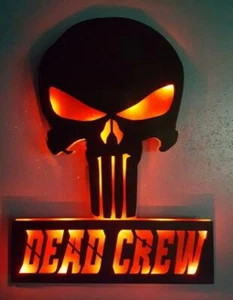 Personalized Punisher, Punisher skull, Punisher wood sign, Punisher neon, - Picture 1 of 3