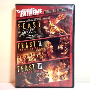 FEAST / FEAST II / FEAST III (2011) DVD Action Comedy Horror - Picture 1 of 5
