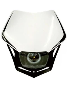 Mascherina V-FACE FULL LED + ANGEL EYE BIANCO - Imagen 1 de 11