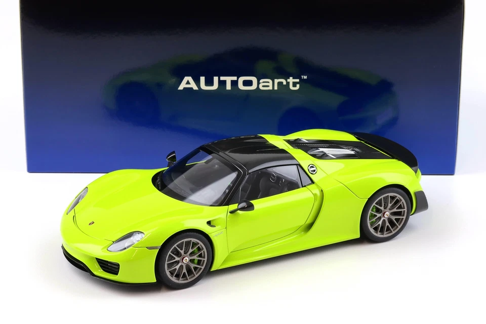 AUTOART 77921 PORSCHE - 918 SPYDER WEISSACH PACKAGE 2013 - ACIDE GREEN - 1/18