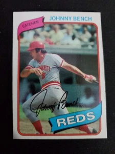 1980 Topps #100 Johnny Bench NM - Picture 1 of 2