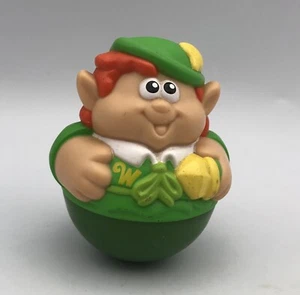 Figura Hasbro Playskool Weeble Wobble 2004 duende elfo Lucky Woodsman - Imagen 1 de 2