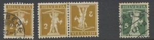 Switzerland Stamps 1911 Tellers Son T18c Granite Paper SG260;260a;263; CV £7.4 - Picture 1 of 9