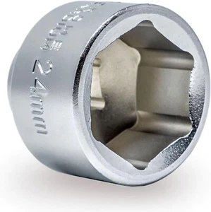 24mm Oil Filter Socket 3/8" Drive Tool Wrench Cap Remover Low Profile AutoJack - Picture 1 of 2