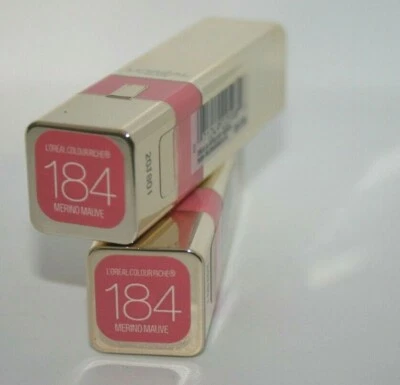 (2 pack) Loreal L'OREAL COLOUR riche 184 MERINO MAUVE  LIPCOLOR lipstick  - Image 1 of 2
