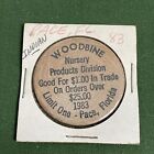 Rare Woodbine Nursery Wooden Nickel Pace FL Good For $1 In Trade Indian Token