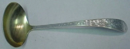 Old Colony New Eng By Gorham Sterling Silver Gravy Ladle Goldwashed 6 3/4" Foto 1 de 1