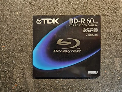 TDK BD-R 60 Min Blu-ray Disk for BD Video Camera - Image 1 of 2