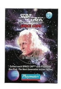 Playmates Star Trek Next Generation Figure Space Cap Pog #32 Dr Noonian Soong - Picture 1 of 2