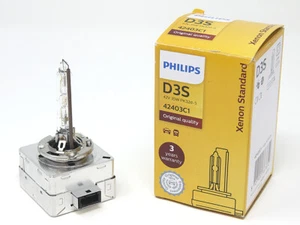 USED PHILIPS D3S OEM 4300K HID Xenon Headlight bulb 35W 42403C1 DOT 35W 1-pack - Picture 1 of 6