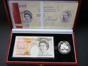 Debden C120 Royal Mint 1996 Kentfield HM70 £10+ silver proof £5 coin in red case - Picture 1 of 12