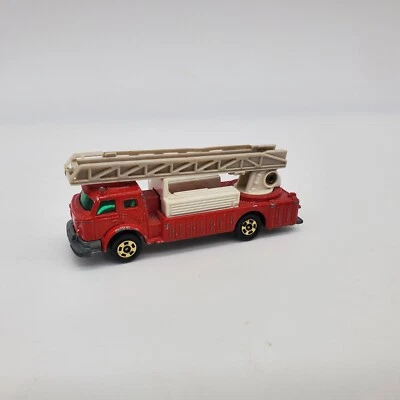 Vintage Tomica F33 Ladder Chief Fire Engine RARE GOLDEN WHEEL long Ladder 1/143 - Image 1 of 4