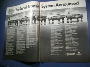 1970 Plymouth 'Cuda 383 Road Runner GTX Duster 340 Fury 2p mid-size-mag car ad - Picture 1 of 1