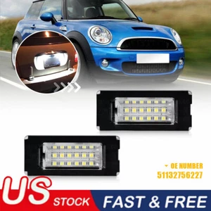 Juego de 2 luces LED de matrícula para MINI Cooper R56 R57 R58 R59 2007-2015 - Imagen 1 de 10