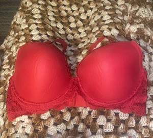 Smart And Sexy Curvy BH Push Up Bügel Lippenstift Rot 40DD Neu mit Etikett - Bild 1 von 6