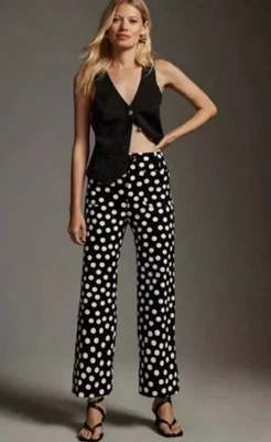 Pantalones Ponte Maeve Anthropology The Colette Lunares Talla 27 Foto 1 de 4