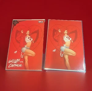 GWENOM VS CARNAGE #2 Comic DAVID NAKAYAMA MARY JANE VIRGIN/TRADE SET Spiderman - Bild 1 von 5