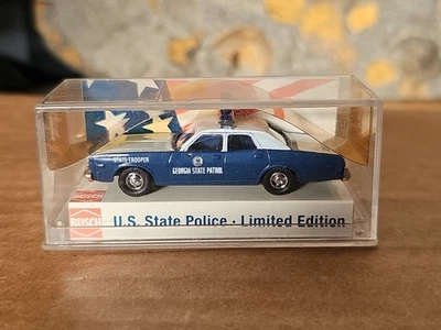Busch 46671 Plymouth Fury Georgia State Patrol Police 1:87 HO Scale - Image 1 of 3