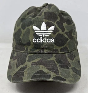 Adidas Originales Verde Camuflaje Grande Logo Gorra de Béisbol Gorra Ajustable Talla Única - Imagen 1 de 8