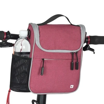 Bike Basket Bicycle Handlebar Bag Front Frame Top Tube Storage Bag Shoulder Bag - Image 1 of 2