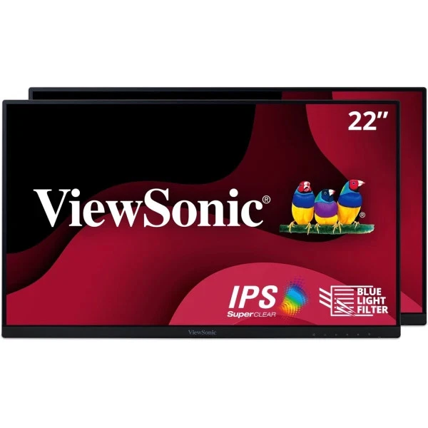 ViewSonic VA2256-MHD_H2 Dual Pack Head-Only 1080p IPS Monitors - Image 1 of 1