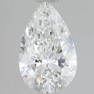 Lab Created Diamond Pear 1,72ct E VVS2 IGI Zertifikat - Bild 1 von 3
