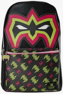 LoungeFly X WWE Ultimate Warrior Wrestling Wrestler New Rucksack Backpack Bag - Picture 1 of 4