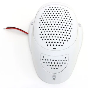 White 3 Inch Waterproof Surface Mount Satellite Speaker 25 Watts Marine Spa RV - Picture 1 of 5