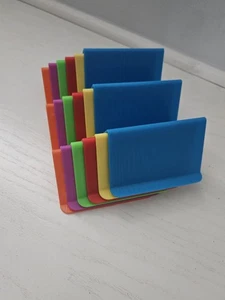 Bunte Taco Halter Ständer Set mit 6 Tabletts für je 2 oder 3 Tacos Markenlos - Bild 1 von 6