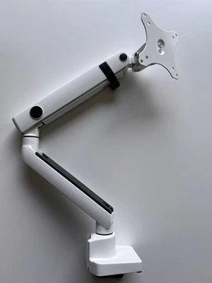 Ergotron LX Monitor Arm (White, 45-490-216)  Adjustable Gas Spring VESA Mount - Image 1 of 4
