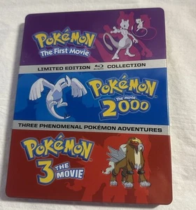 Pokémon Limited Edition Blu-ray Collection First Movie Pokemon 2000 Pokemon 3 - Picture 1 of 5