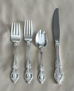 Oneida Community Brahms Versilbertes Besteck 12 4-teiliges Gedecke - Bild 1 von 3