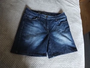 Marks And Spencers ladies Stretch Denim Boy style Shorts Size 10 - Picture 1 of 6