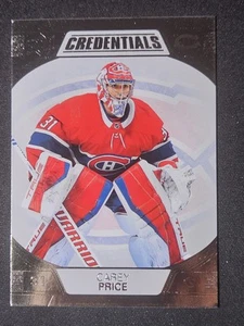 22-23 Upper Deck Credentials Carey Price 🚨🚨🚨 Montreal Canadiens  - Picture 1 of 2