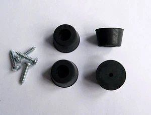 Medium Rubber Feet x 4 for Marshall Amplifier Cabinet guitar amp loudspeaker - Picture 1 of 1